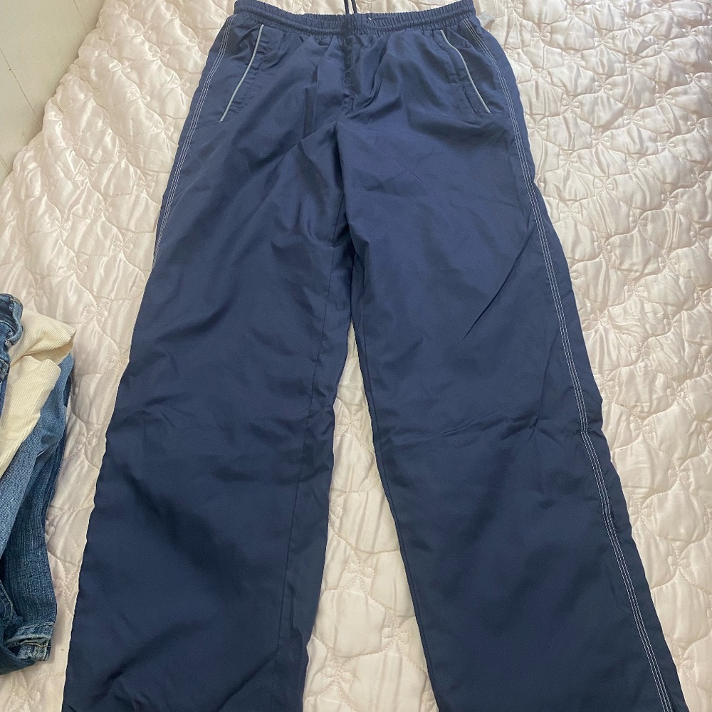 Navy Blue Track Pants